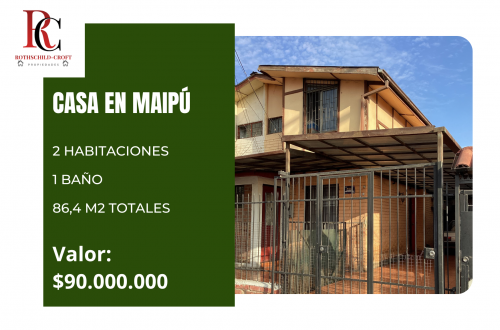 CASA EN MAIPÚ, REGIÓN METROPOLITANA 