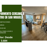 DEPARTAMENTO 63 M2 EN SAN MIGUEL