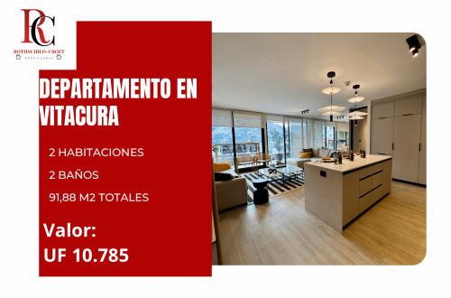 Magnífico departamento en Vitacura