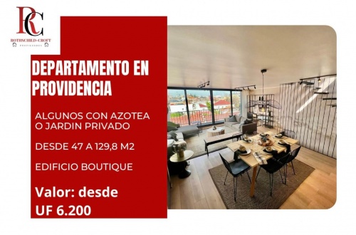 Maravilloso departamento en Providencia