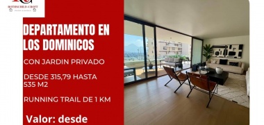 Lujoso y exclusivo departamento en Los Dominicos, Las Condes