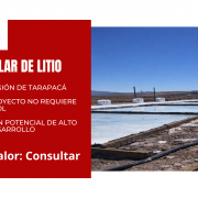 VENTA DE SALAR DE LITIO, REGIÓN DE TARAPACÁ 