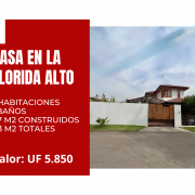 CASA EN LA FLORIDA ALTO, REGIÓN METROPOLITANA 